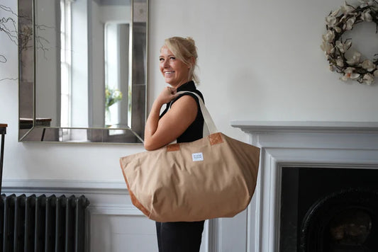 Risdon & Risdon: The Market Bag In Trade Brown - Large