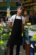 Load image into Gallery viewer, Risdon & Risdon: British Workroom Apron In Black

