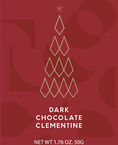 Load image into Gallery viewer, CHRISTMAS DARK CHOCOLATE CLEMENTINE BAR 50g
