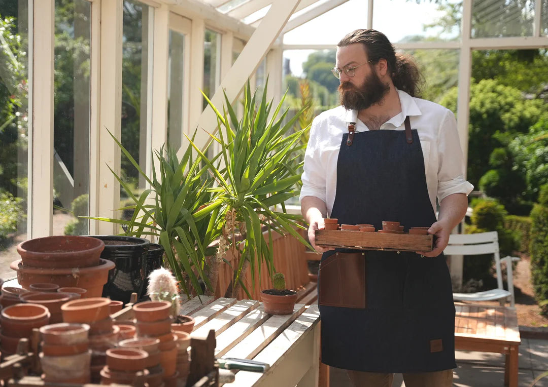 Risdon & Risdon: The Artisan Apron in Indigo Denim