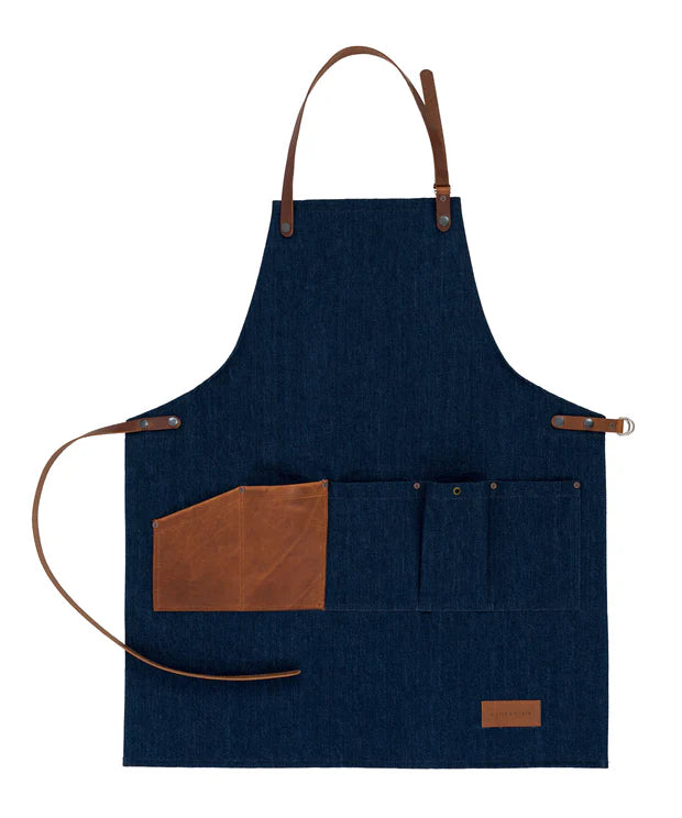 Risdon & Risdon: The Artisan Apron in Indigo Denim