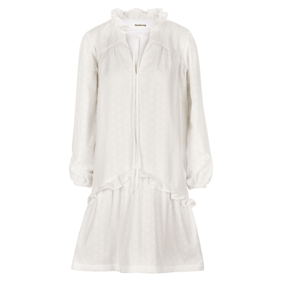 White Broderie Anglaise Prairie Dress (limited edition) - BritYard