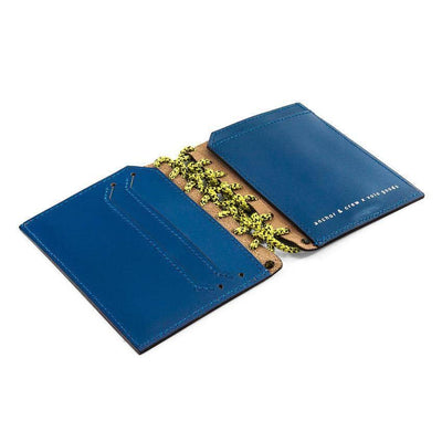 Traffic Blue Felrigg Leather and Rope Wallet - BritYard