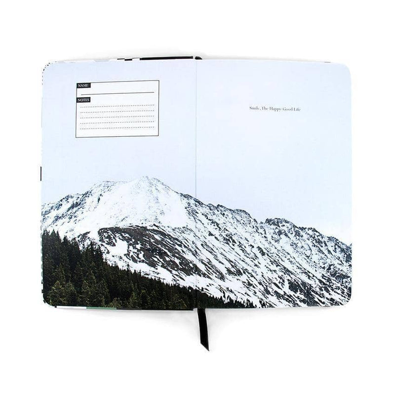 White Oslo Medium Hardcover Notebook - BritYard