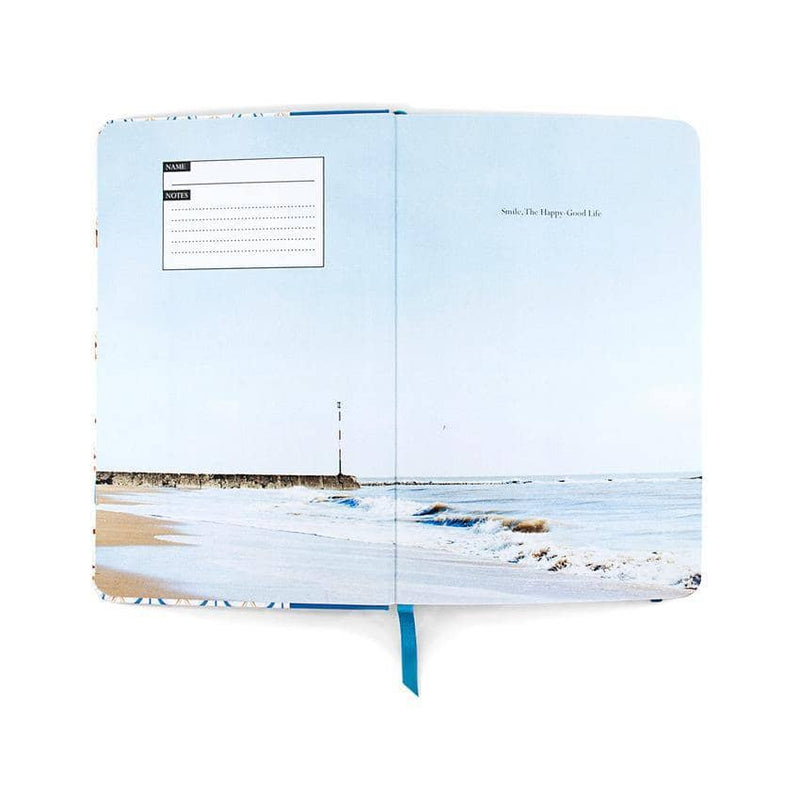 Blue Palermo Medium Hardcover Notebook - BritYard