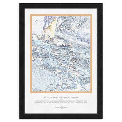 Nothing Softer Nor Stronger Archival Giclée Paper A3 Wall Print - BritYard