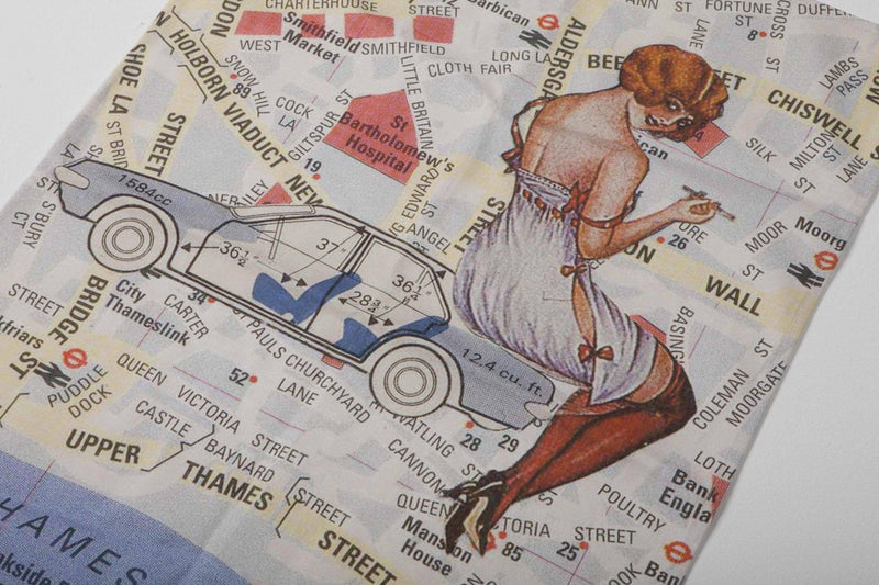 London Map Tea Towel - BritYard
