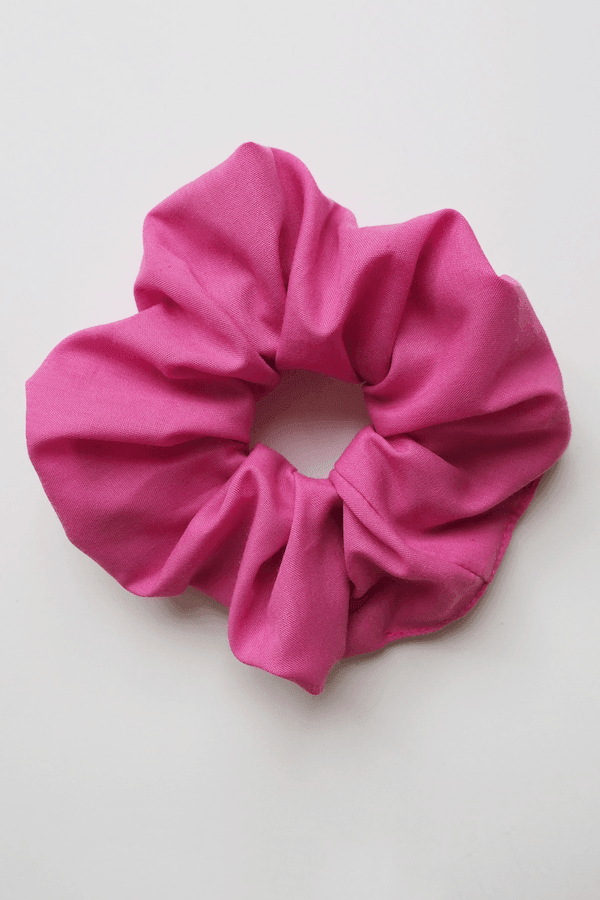 Pink Reclaimed Cotton Offcuts Scrunchie - BritYard