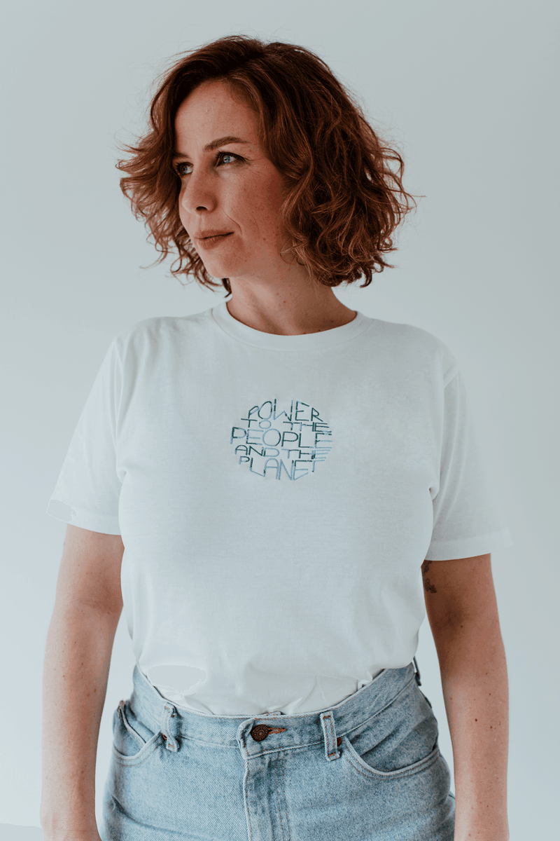 Unisex Power to the People and the Planet Organic Cotton Tee - BritYard