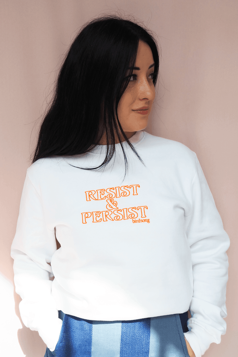 Unisex Resist & Persist Organic Cotton Sweatshirt - BritYard