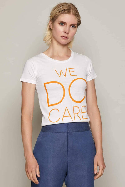 We Do Care T-shirt - White - BritYard
